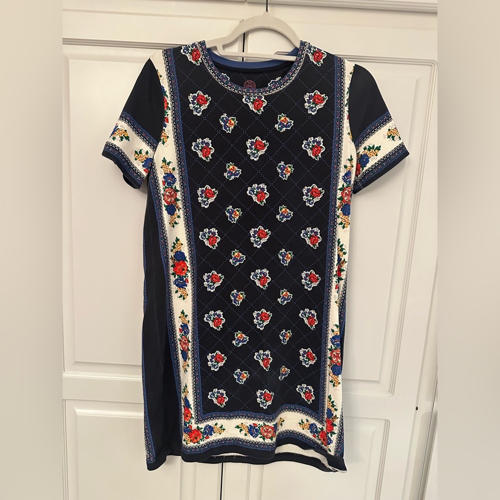 Tory Burch floral shirt dress
